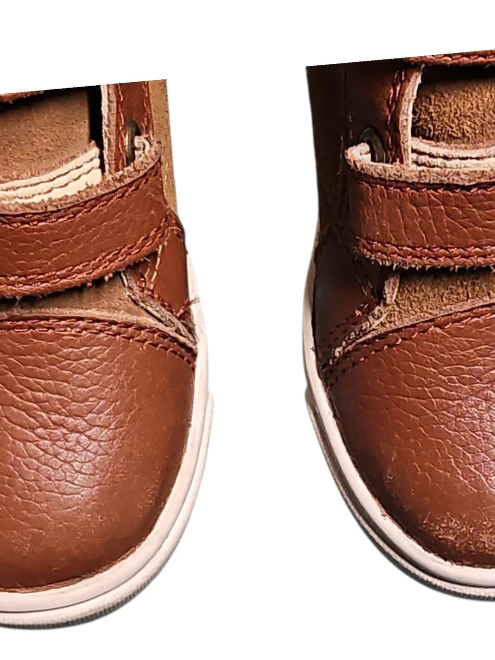 UGG Rennon Toddler Suede and Leather High-Top Boots Chestnut Brown Size 6